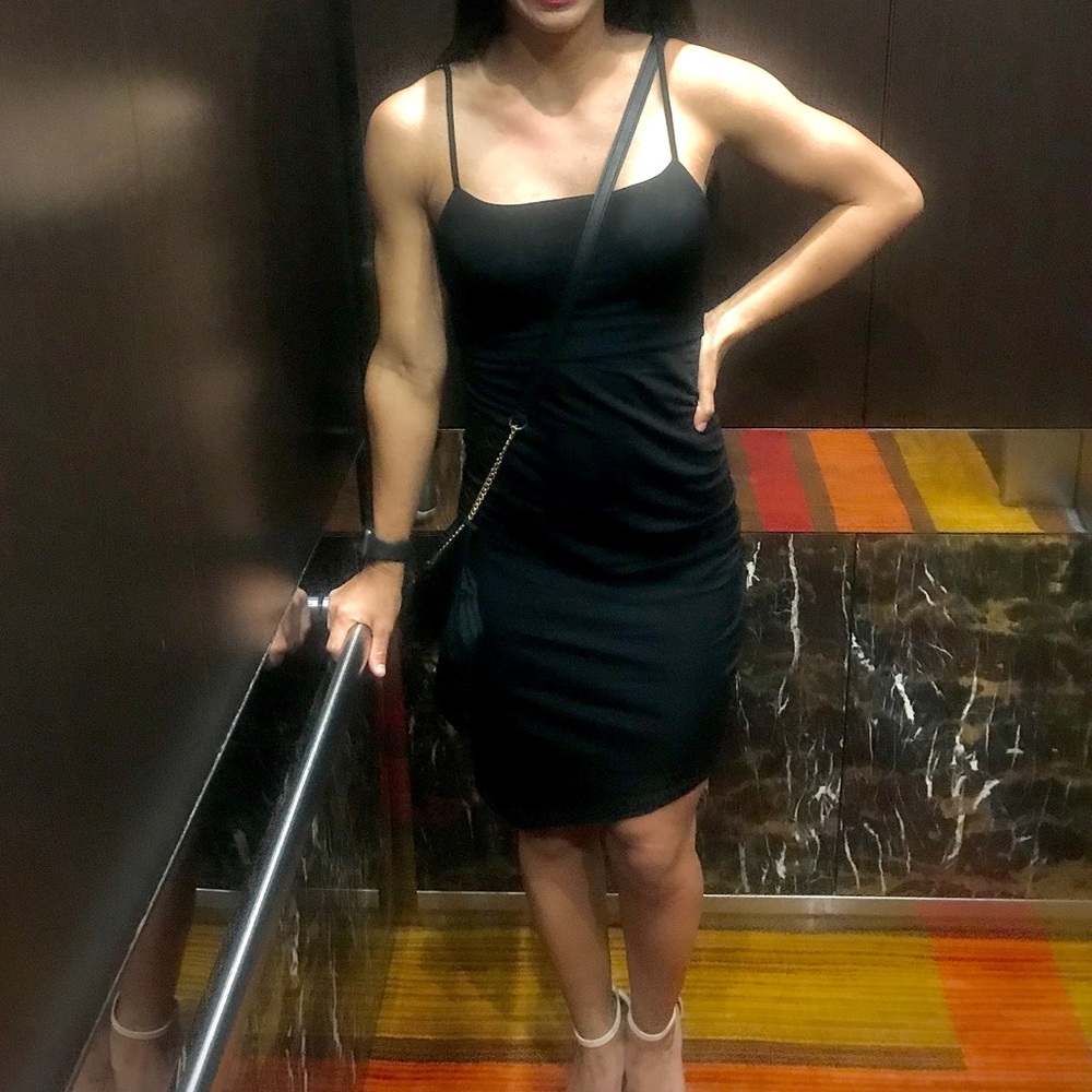 Forever 21 black bodycon dress